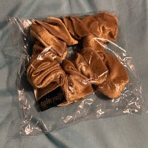 Gold Rush Velvet Scrunchie